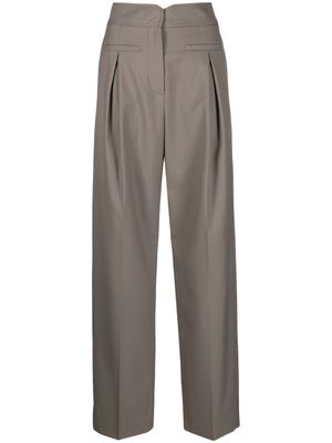 Rejina Pyo pantalon Piper à coupe ample - Gris