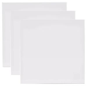 Benson Schildersdoek - 3x - 40 x 40 cm - blanco canvas - katoen - 280 grams