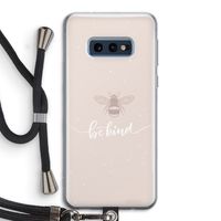 Be(e) kind: Samsung Galaxy S10e Transparant Hoesje met koord