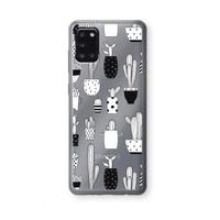 Cactusmotief: Samsung Galaxy A31 Transparant Hoesje