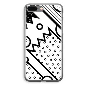 Pop Art #4: iPhone 8 Plus Transparant Hoesje