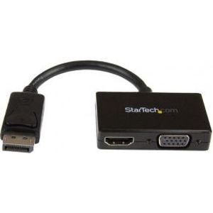 StarTech.com A/V-reisadapter: 2-in-1 DisplayPort naar HDMI of VGA