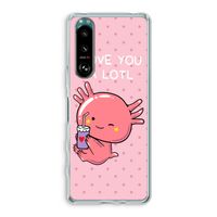 Love You A Lotl: Sony Xperia 5 III Transparant Hoesje