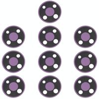 10 PCS Back Camera Lens for Nokia 3.4 TA-1288 TA-1285 TA-1283 (Purple)
