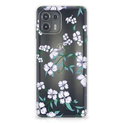 Motorola Edge 20 Lite Uniek | TPU Case | Blossom White