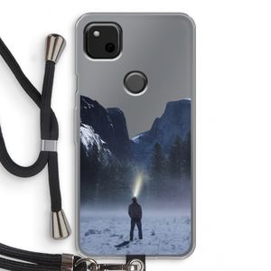 Wanderlust: Pixel 4a Transparant Hoesje met koord