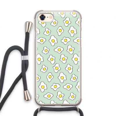 Spiegeleitjes: iPhone 7 Transparant Hoesje met koord