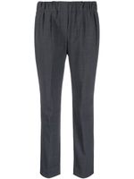 Brunello Cucinelli pantalon de tailleur à coupe courte - Gris - thumbnail