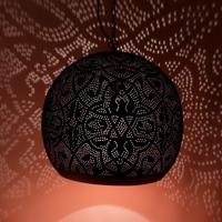 Hanglamp Ameera zwart/koper bol