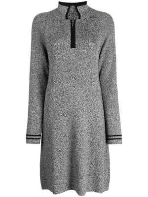 tout a coup robe courte à col montant - Noir
