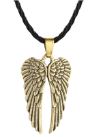 Engel vleugel ketting brons - Spirituele Sieraden en Edelstenen - Spiritueelboek.nl - thumbnail