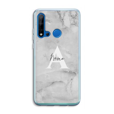 Ivory Marble: Huawei P20 Lite (2019) Transparant Hoesje