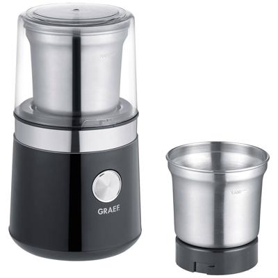 Graef neu CM102EU Koffiemolen Zwart, RVS