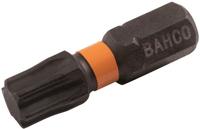 Bahco torsiebit 1/4" | heavy-duty | voor torx® schroeven | gekleurd | t20 x 25 mm - retailverpakking - 66im/t20c-2p