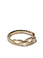 David Yurman bague Stax Chain en or 18ct sertie de diamants