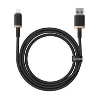 Baseus Dura Snellaadkabel Type A naar IP 2.4A Zwart, Goud