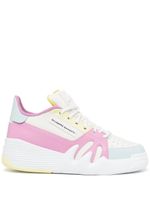 Giuseppe Zanotti baskets Talon à design colour block - Multicolore