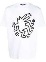 Junya Watanabe MAN x Keith Haring t-shirt à imprimé graphique - Blanc - thumbnail