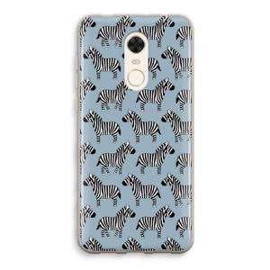 Zebra: Xiaomi Redmi 5 Transparant Hoesje