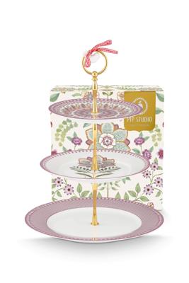 Pip Studio Etagère 3 Laags Lily&Lotus Lila Pip Studio Etagère 3 Laags Lily&Lotus Lila