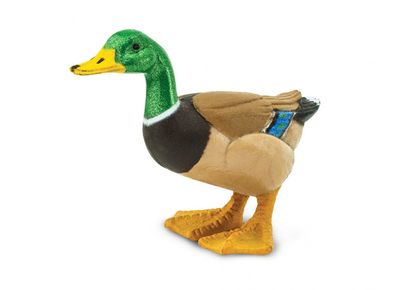 Safari boerderijdier Eend junior 6,9 cm groen/bruin Safari boerderijdier Eend junior 6,9 cm groen/bruin