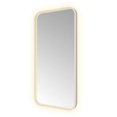 Hotbath &MORE Spiegel direct en indirect LED spiegelverwarming color changing dimbaar met afstandsbediening RVS 316 SSQ510IX