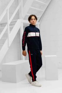 Lacoste Interlock Tennis Trainingspak Kids Donkerblauw - Maat 140 - Kleur: Donkerblauw | Soccerfanshop