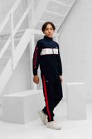 Lacoste Interlock Tennis Trainingspak Kids Donkerblauw - Maat 164 - Kleur: Donkerblauw | Soccerfanshop
