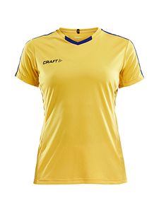 Craft 1905567 Progress Contrast Jersey W - Yellow/Club Cobolt - XXL