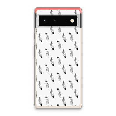 Pluimen: Google Pixel 6 Transparant Hoesje