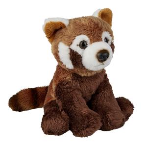 Ravensden Pluche Rode Panda knuffel - 15 cm - pandabeer knuffeldier