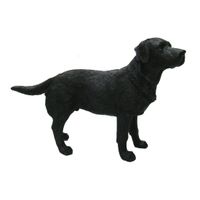 Beeldje Labrador zwart 14 cm   - - thumbnail