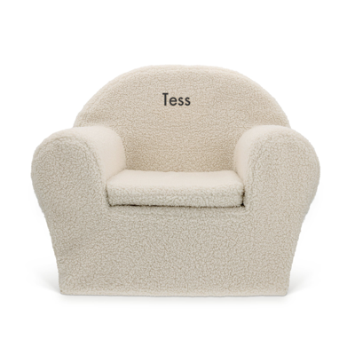 Teddy kinderstoel met naam - Wit