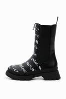 Hoge Chelsea boot met berichten - BLACK - 37