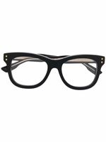 Gucci Eyewear lunettes de vue à monture papillon - Noir - thumbnail