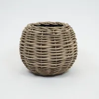 Drypot Tina Extra Dik Rotan Grijs d58h47cm