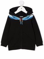 Marcelo Burlon County Of Milan Kids hoodie à imprimé Wings - Noir - thumbnail