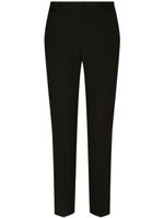 Dolce & Gabbana pantalon de smoking en laine stretch - Noir