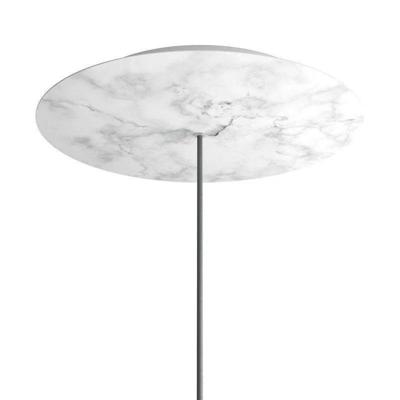 Grote plafondkap wit marmer 40 cm
