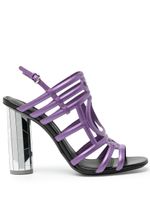 Ferragamo sandales à talon miroir 105 mm - Violet