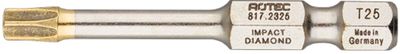 Rotec IMPACT insertbit T 40 L=50mm E 6,3 DIAMOND - 5 stuk(s) - 8172340