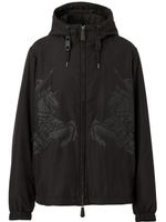Burberry veste Equestrian Knight à imprimé graphique - Noir