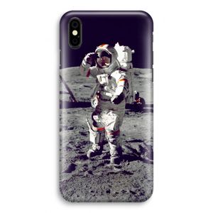 Spaceman: iPhone Xs Volledig Geprint Hoesje