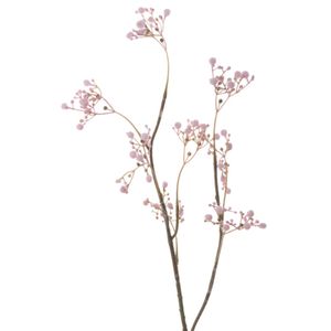 Kunstbloemen Gipskruid/Gypsophila takken roze 66 cm   -