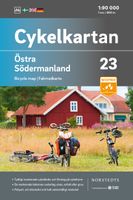 Fietskaart 23 Cykelkartan Östra Södermanland - Södermanland East | Norstedts - thumbnail