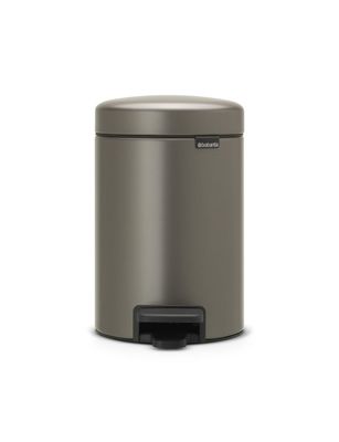 Brabantia pedaalemmer Newlcon 3 liter platinum
