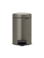 Brabantia pedaalemmer newlcon 3 liter platinum - thumbnail