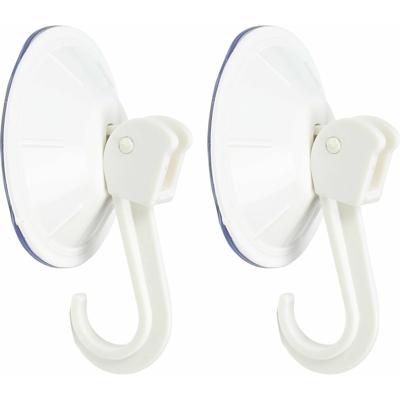 Benson Zuignaphaakjes - 2x - wit - kunststof - draagkracht 2 kg