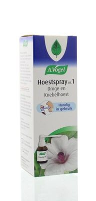 Spray kriebel in de keel