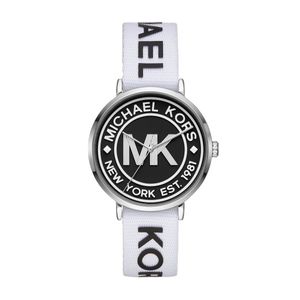 Horlogeband Michael Kors MK2863 Nylon/perlon Wit 18mm